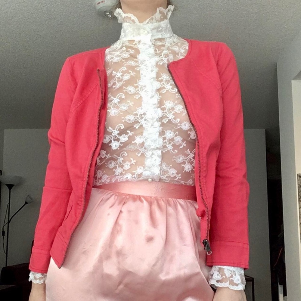 Women's Pink Jacket - Picture 2 of 4